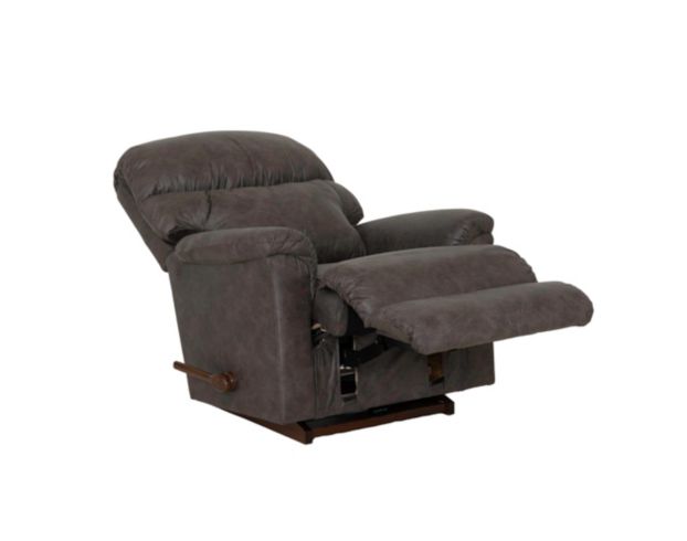 La-Z-Boy Larson Gray Rocker Recliner large image number 3