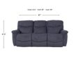 La-Z-Boy James Navy Reclining Sofa small image number 10