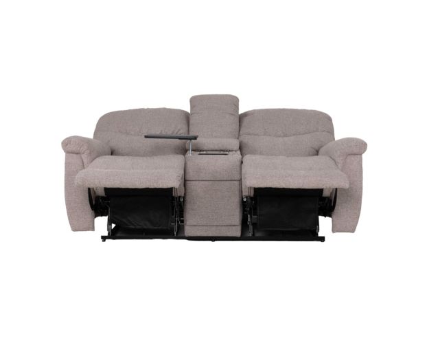 La-Z-Boy James Taupe Reclining Loveseat with Console large image number 2