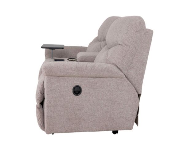 La-Z-Boy James Taupe Reclining Loveseat with Console large image number 5