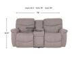 La-Z-Boy James Taupe Reclining Loveseat with Console small image number 12