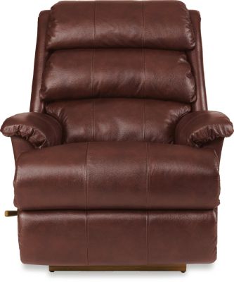 La Z Boy Astor Leather Oversized Rocker, Leather Rocking Chair Recliner
