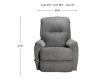 La-Z-Boy Neptune Grey Rocker Recliner small image number 9