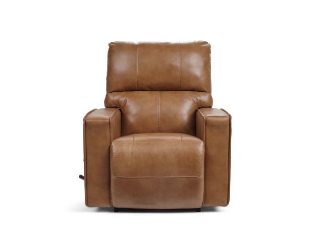 La-Z-Boy Maddox Camel Leather Rocker Recliner large image number 1