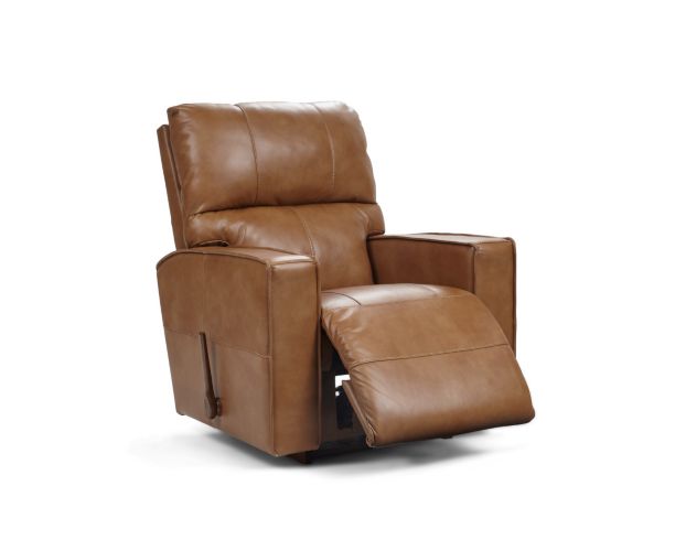 La-Z-Boy Maddox Camel Leather Rocker Recliner large image number 2