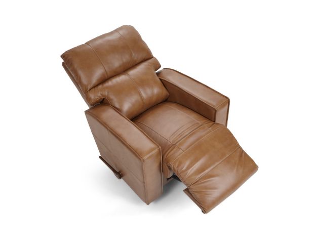 La-Z-Boy Maddox Camel Leather Rocker Recliner large image number 7