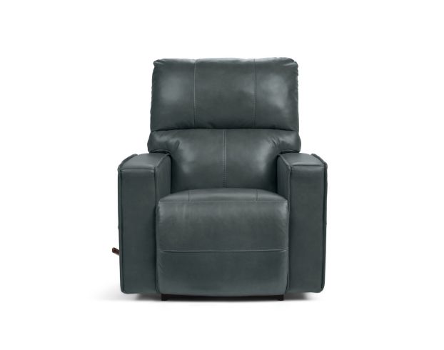 La-Z-Boy Maddox Slate Leather Rocker Recliner large image number 1