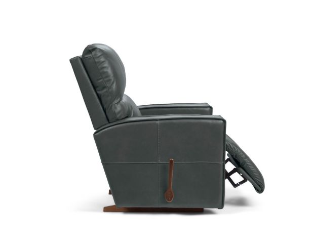 La-Z-Boy Maddox Slate Leather Rocker Recliner large image number 3