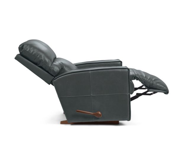 La-Z-Boy Maddox Slate Leather Rocker Recliner large image number 4