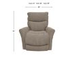 La-Z-Boy Rowan Sable Power Rocker Recliner small image number 8