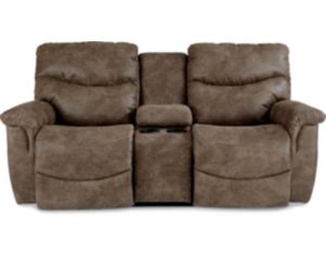 La-Z-Boy James Power Recline/Headrest Console Loveseat