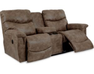 La-Z-Boy James Power Recline/Headrest Console Loveseat