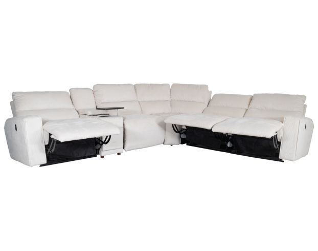 La-Z-Boy Maddox Pearl 6-Piece Reclining Sectional large image number 2