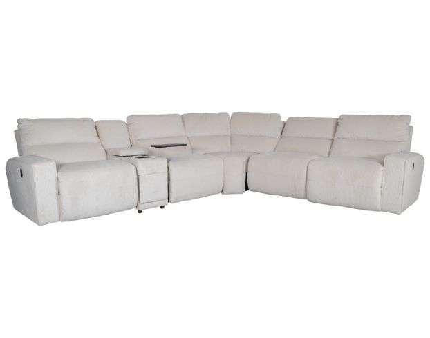 La-Z-Boy Maddox Pearl 6-Piece Reclining Sectional large image number 3