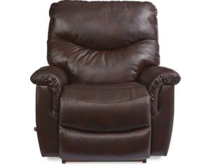 La-Z-Boy James Walnut Leather Rocker Recliner