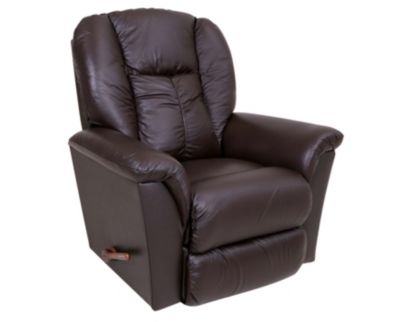 La-Z-Boy Jasper Smoke Leather Rocker Recliner