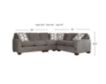 La-Z-Boy Meyer Granite 4-Piece Sectional small image number 8