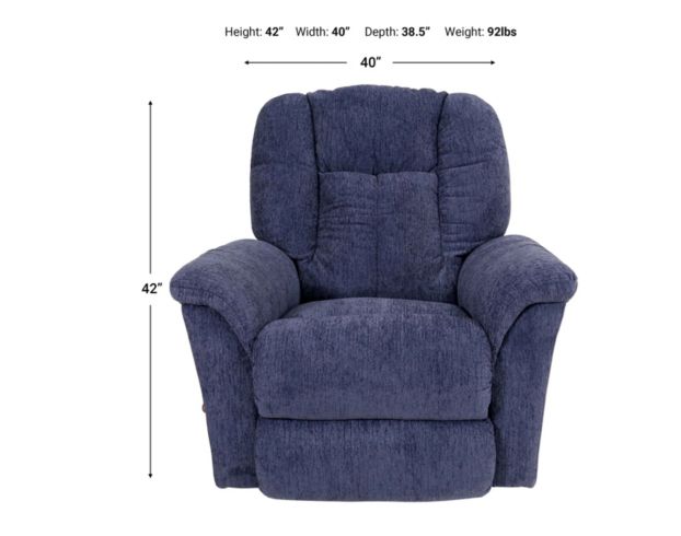 La-Z-Boy Jasper Navy Rocker Recliner large image number 5