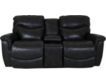 La-Z-Boy James Leather Reclining Concole Loveseat small image number 1