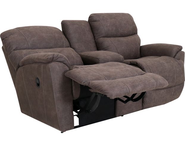 La-Z-Boy Trouper Mink Reclining Console Loveseat large image number 3