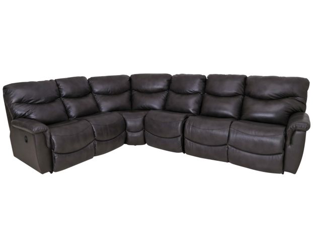 La-Z-Boy James 4-Piece Leather Reclining Sectional large image number 1