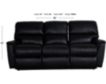 La-Z-Boy Ava Licorice Leather Reclining Sofa small image number 6