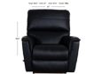 La-Z-Boy Ava Licorice Leather Rocker Recliner small image number 7