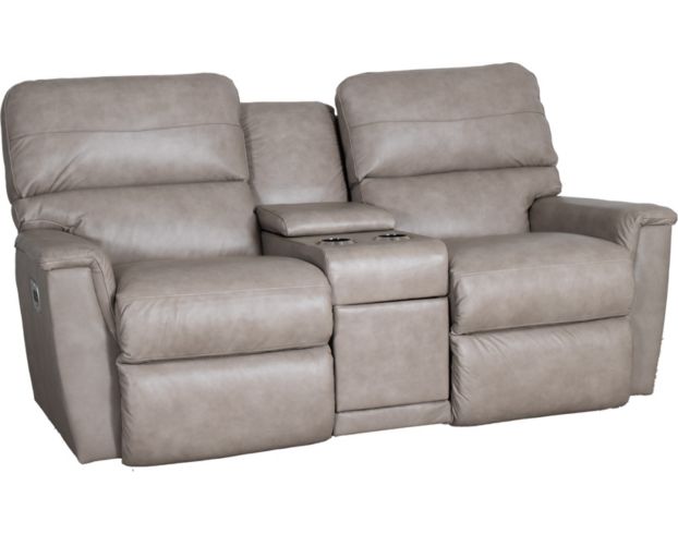 La-Z-Boy Ava Ivory Leather Power Reclining Loveseat with Console large image number 2