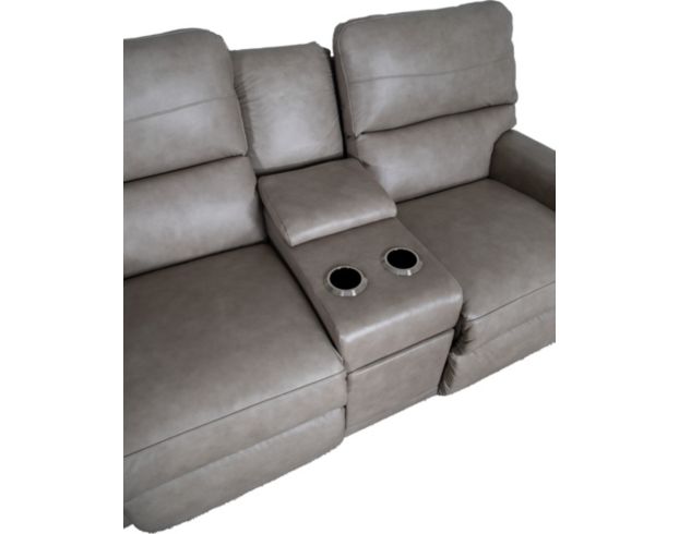 La-Z-Boy Ava Ivory Leather Power Reclining Loveseat with Console large image number 6
