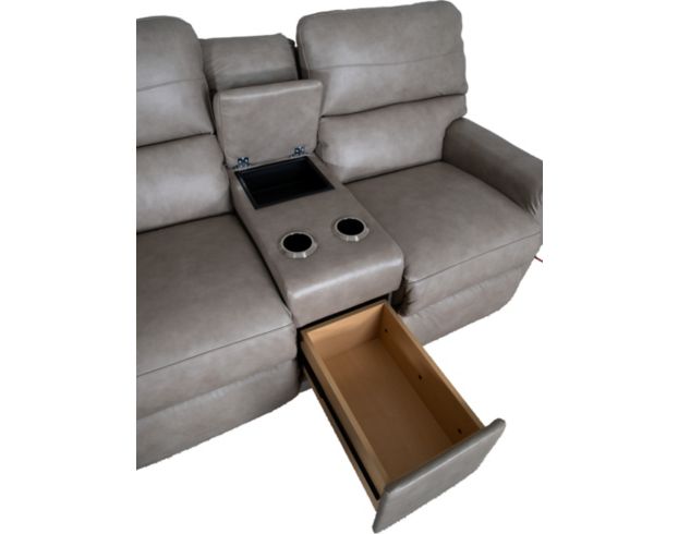 La-Z-Boy Ava Ivory Leather Power Reclining Loveseat with Console large image number 7