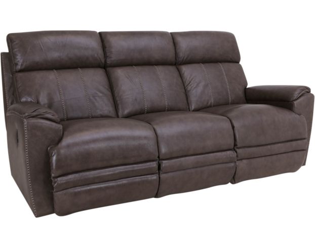 La-Z-Boy Talladega Gray Leather Reclining Sofa large image number 2