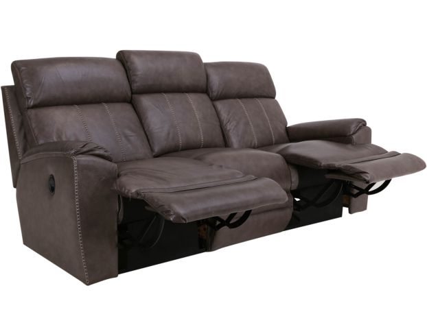 La-Z-Boy Talladega Gray Leather Reclining Sofa large image number 3
