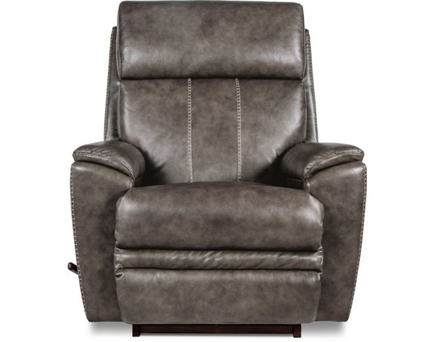 La-Z-Boy Talladega Grey Leather Rocker Recliner large image number 1