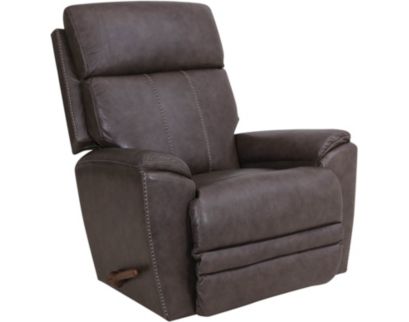 La-Z-Boy Talladega Grey Leather Rocker Recliner