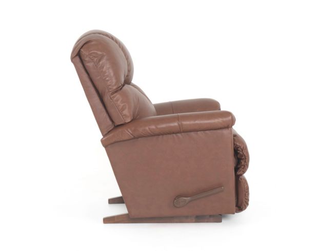 La-Z-Boy Lancer Caramel Leather Rocker Recliner large image number 7