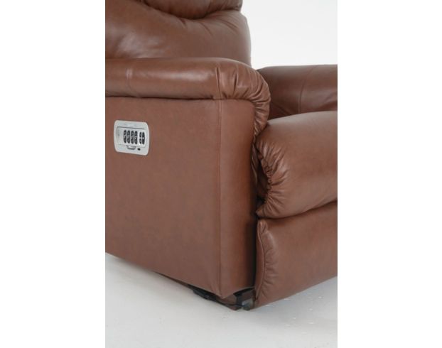 La-Z-Boy Lancer Brown Leather Power Rocker Recliner large image number 11