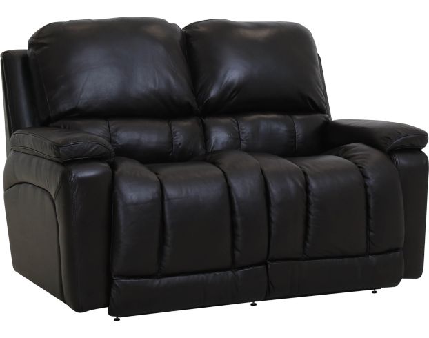 La-Z-Boy Greyson Brown Leather Reclining Loveseat large image number 2