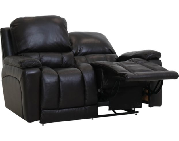 La-Z-Boy Greyson Brown Leather Reclining Loveseat large image number 3
