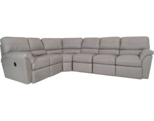 La-Z-Boy Reese 4-Piece Leather Reclining Sectional