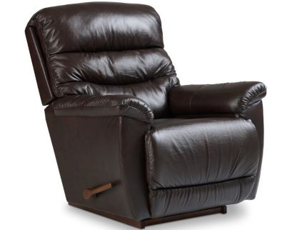 La-Z-Boy Joshua Chestnut Leather Rocker Recliner