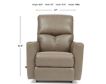 La-Z-Boy Incorporated Hawthorn Mushroom Leather Rocker Recliner small image number 8