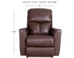 La-Z-Boy Incorporated Hawthorn Walnut Leather Power Rocker Recliner small image number 7