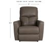 La-Z-Boy Incorporated Hawthorn Mushroom Leather Power Rocker Recliner small image number 7