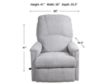 La-Z-Boy Mercury Grey Rocker Recliner small image number 8