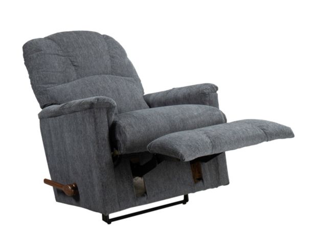 La-Z-Boy Mercury Blue Grey Wall Recliner large image number 3