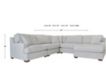 La-Z-Boy Paxton 5-Piece Sectional with Right-Facing Chaise small image number 2