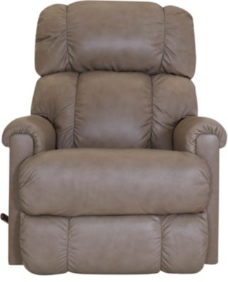 Pinnacle Leather Match Rocking Recliner with Memory Foam Cushion La-Z-Boy