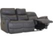 La-Z-Boy Trouper Gray Leather Reclining Sofa small image number 3