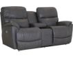 La-Z-Boy Trouper Gray Leather Power Headrest Loveseat with small image number 2