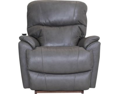 La-Z-Boy Trouper Grey Leather Power Recliner